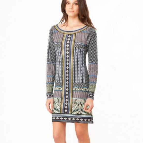 *3/$30 Hale Bob Hermoine Jersey Sheath Dress  Small - Picture 2 of 5